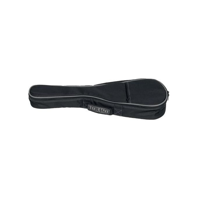 Tobago HTO U35S Serie 35 Custodia Imbottita Ukulele Soprano Poliestere Tracolla Regolabile Tasca Frontale colore Nero