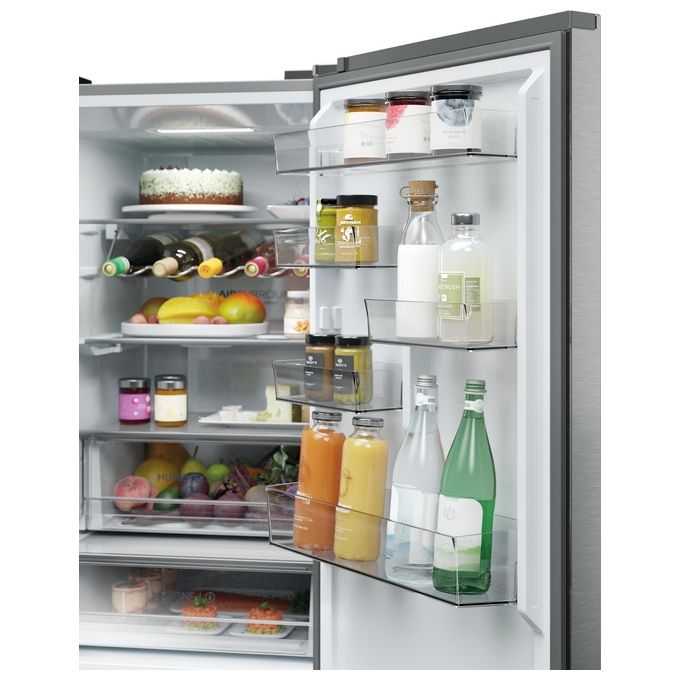 Haier HTW5618DNMG Frigorifero Combinato 360L No Frost Classe D Argento