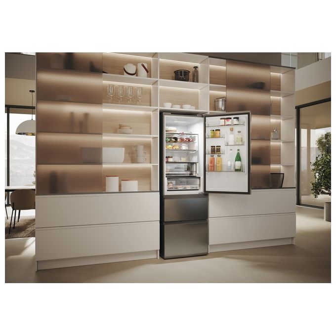 Haier HTW5618DNMG Frigorifero Combinato 360L No Frost Classe D Argento