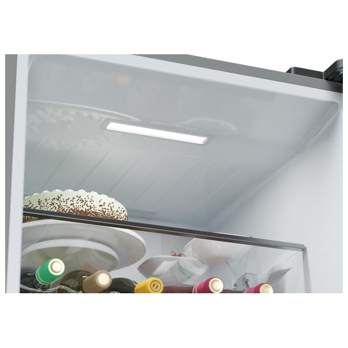 Haier HTW5618DNMG Frigorifero Combinato 360L No Frost Classe D Argento