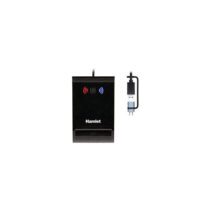 Hamlet, Lettore Smart Card NFC, USB-A USB-C, CIE 3.0, SPID
