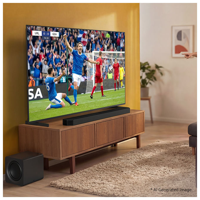 Samsung ENTERTAINMENT HW-Q800H-XC SOUNDBAR HW-Q800H Soundbar Wireless con Dolby Atmos 11 Altoparlanti SpaceFit Sound Pro colore Nero