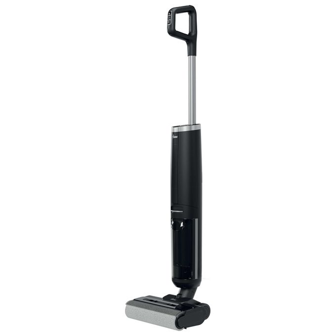 Hoover HW300 011 HW3 TURBO CLEAN Aspirapolvere a Bastone 2 in 1 Senza Sacchetto Secco e Bagnato HEPA 220 W 40 min autonomia colore Nero Argento