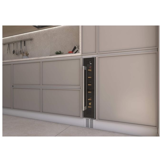 Hoover HWCB15-1 H-WINE 300 Cantinetta Vino da Incasso 7 Bottiglie 1 Zona Vetro Anti UV Classe G colore Nero
