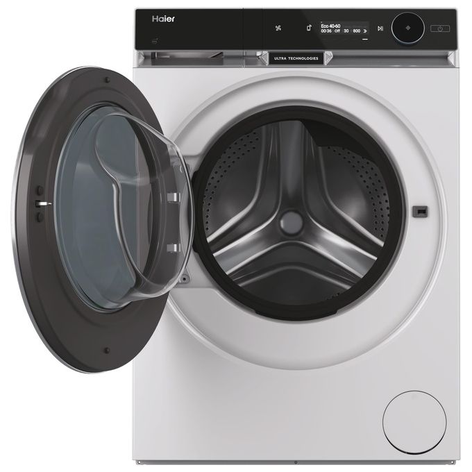 Haier HWD120BD16397EUS X Serie 11 Lavasciuga Frontale 12-7 Kg 1600 rpm Classe A Pompa di Calore Wi-Fi AutoDose Vapore (85x60x66 cm) colore Bianco