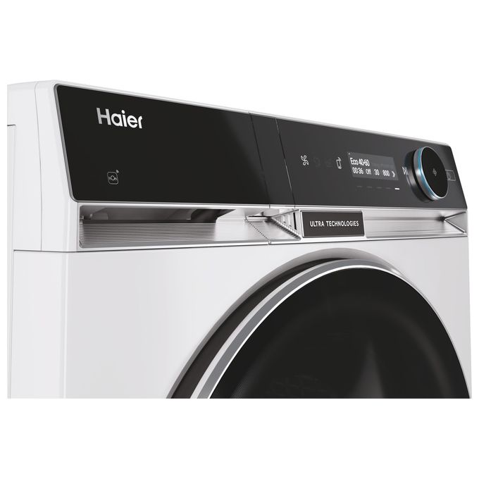 Haier HWD120BD16397EUS X Serie 11 Lavasciuga Frontale 12-7 Kg 1600 rpm Classe A Pompa di Calore Wi-Fi AutoDose Vapore (85x60x66 cm) colore Bianco