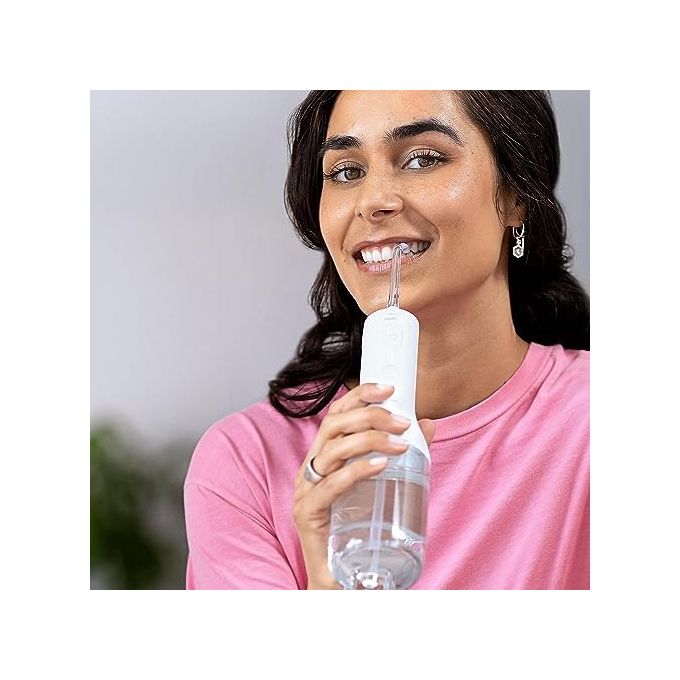 Philips HX3826-31 Sonicare Power Flosser 3000 Irrigatore Orale Cordless Quad Stream 2 modalita' 3 intensita' 250 ml autonomia 14 giorni colore Bianco