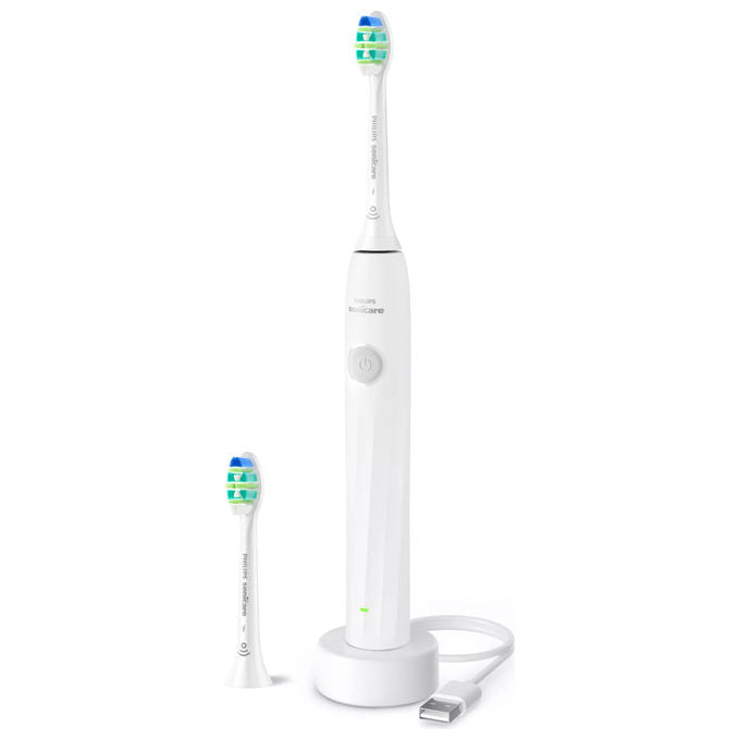 Philips HX4022-01 Sonicare Serie 2100 Spazzolino elettrico sonico 1 modalita' timer 2 min autonomia 336 h colore Bianco