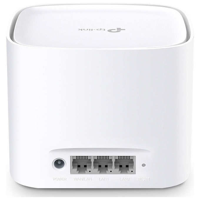 TP-Link HX520(1-Pack) Router Mesh WiFi6 AX3000 Velocita' 3000 Mbps 3x Porte Gigabit colore Bianco