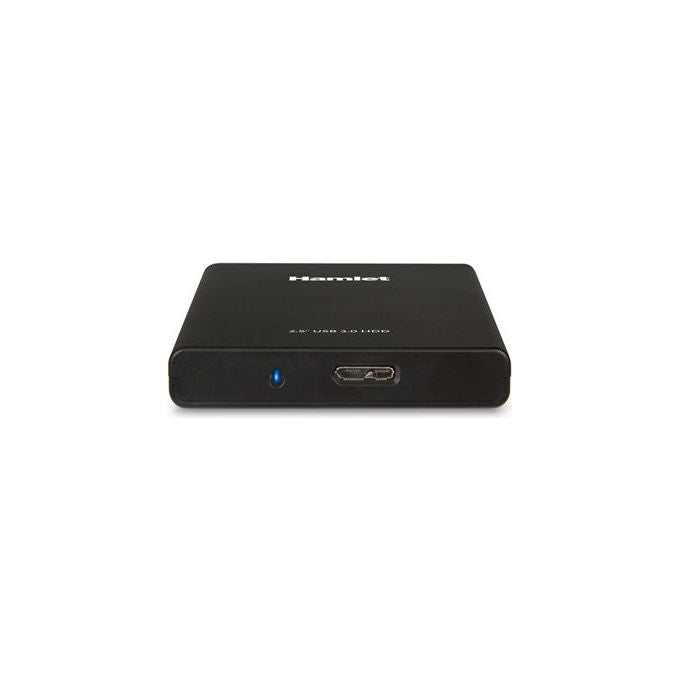 Hamlet, Box Esterno HDD SSD SATA III 2.5 Pollici, Adattatore USB-A, USB-C
