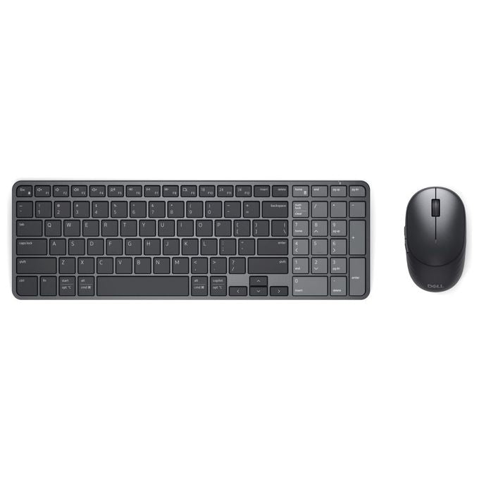 Dell KM746-BLK-ITL Pro 7 Tastiera e Mouse Wireless RF Bluetooth Layout QWERTY Italiano colore Grafite