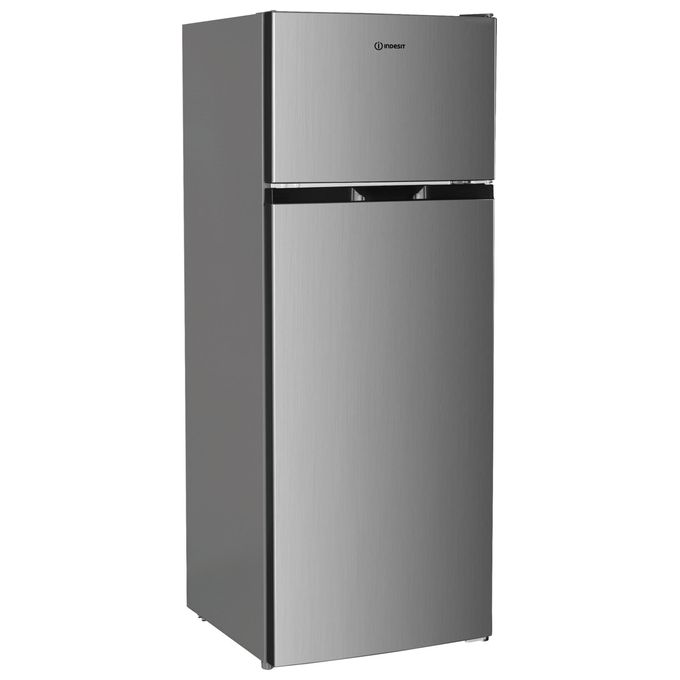 Indesit I55T0 412S Frigorifero Doppia Porta 206 L 143 cm Classe E 40 dB Statico colore Acciaio Inox