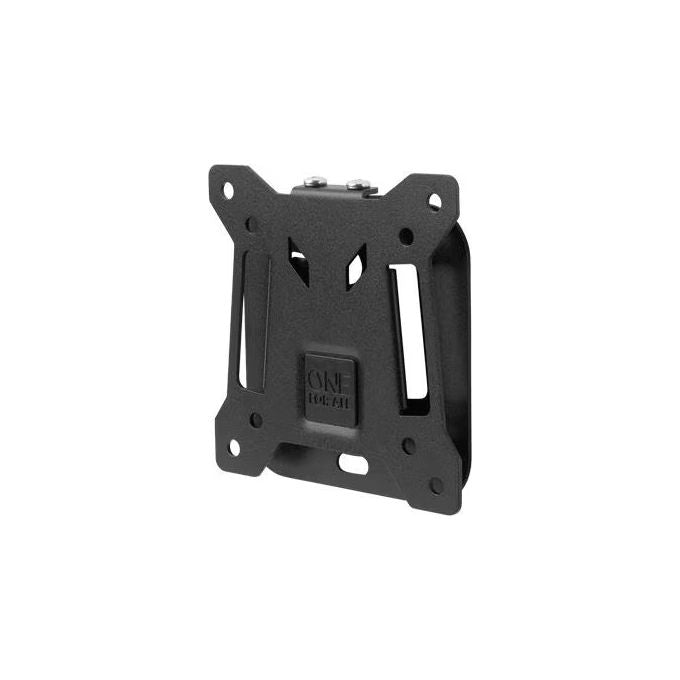 One For All WM2111 Smart Flat Supporto da Parete per TV 13'' 27'' Fisso VESA 75x75 100x100 50 Kg colore Nero