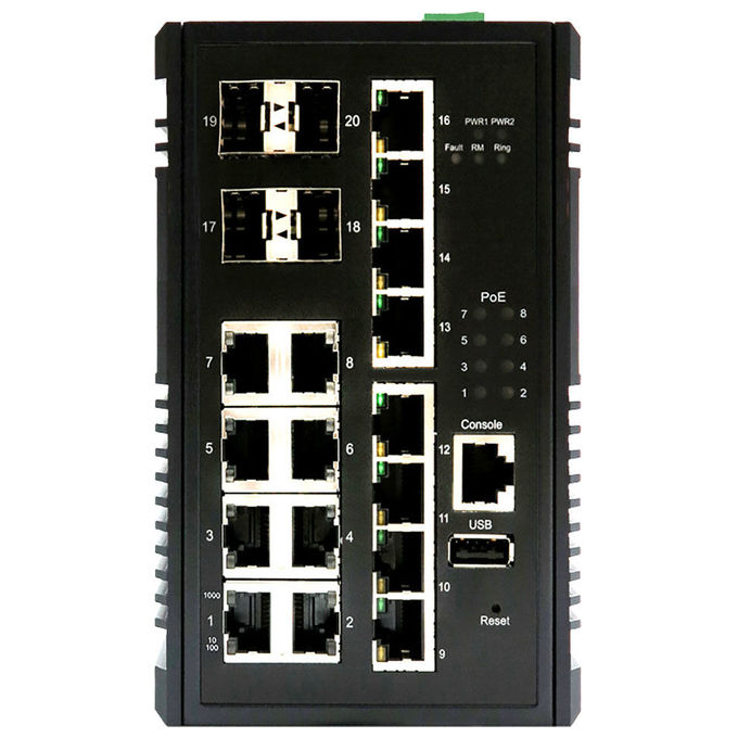 Edimax IGS-5416P Switch di Rete Gestito Gigabit PoE 20 Porte 8 PoE