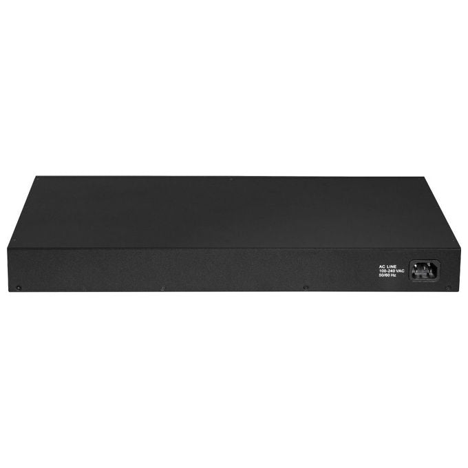 Edimax IGS-5428PLC Switch Industriale Gestito L2, 24 porte Gigabit PoE+ 30W, 4 slot SFP combo, 56 Gbit-s, rack 1U, colore Nero