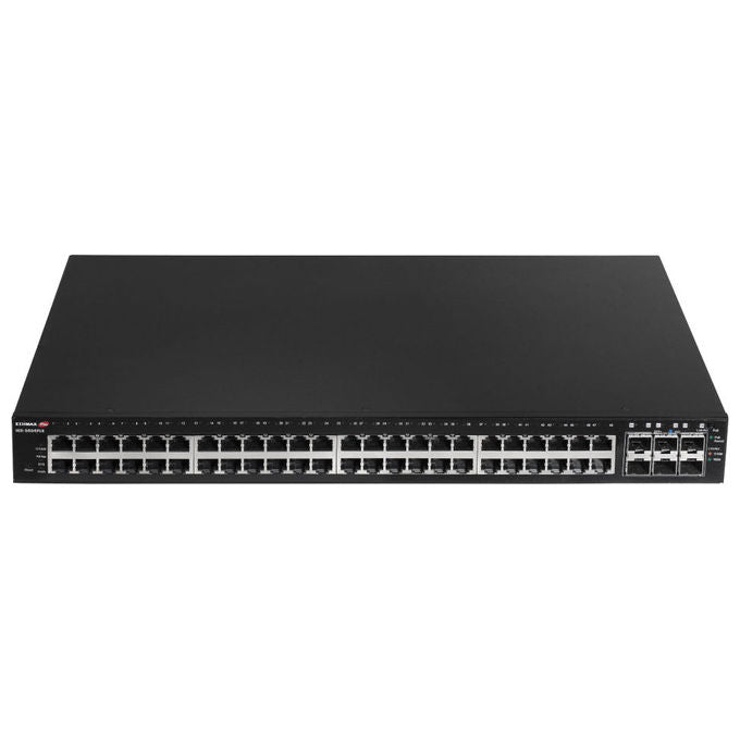 Edimax, Switch Industriale Smart Web PoE+ Gigabit, 54 porte