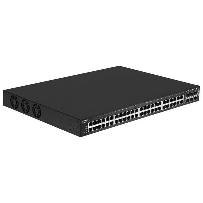 Edimax, Switch Industriale Smart Web PoE+ Gigabit, 54 porte