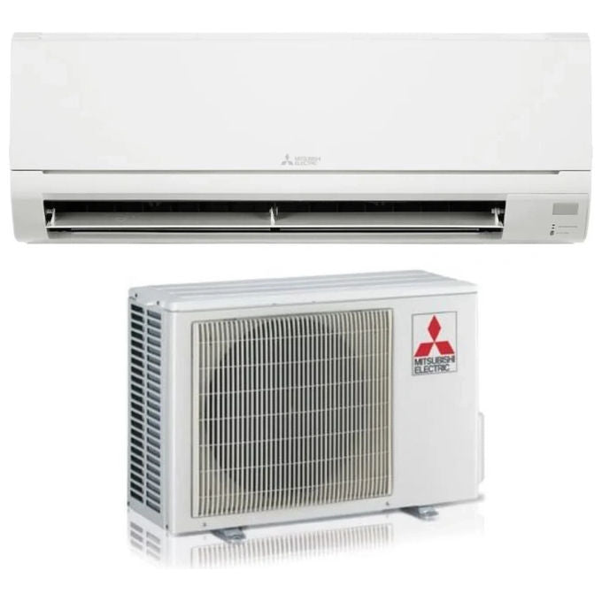 Mitsubishi KIT_ MSZ-DW25VF Climatizzatore Mono Split 9000 BTU Classe A++-A+ R32 Bianco