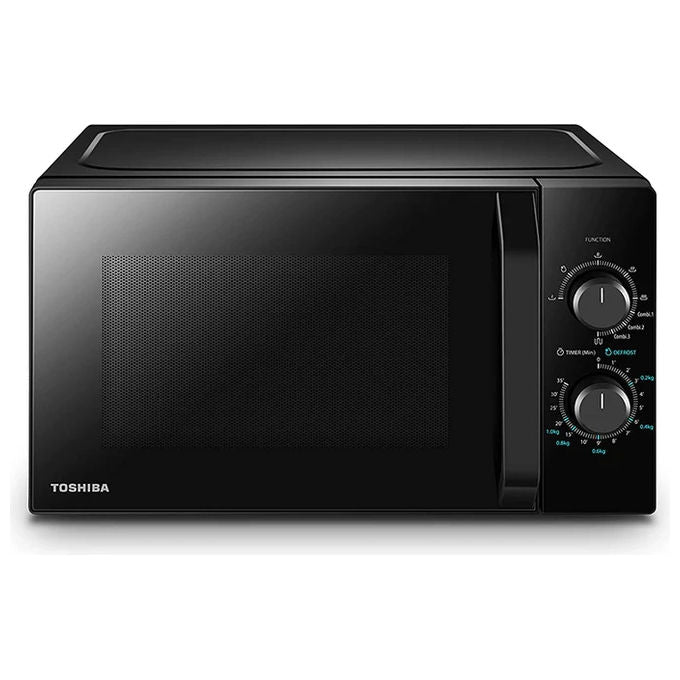 Toshiba MW-MG20P Forno a Microonde con Grill e Crispy Grill Capacita' 20 Litri Potenza 800W Defrost 6 livelli di potenza Nero