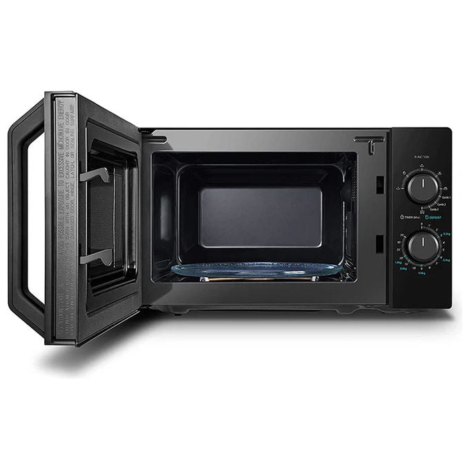 Toshiba MW-MG20P Forno a Microonde con Grill e Crispy Grill Capacita' 20 Litri Potenza 800W Defrost 6 livelli di potenza Nero