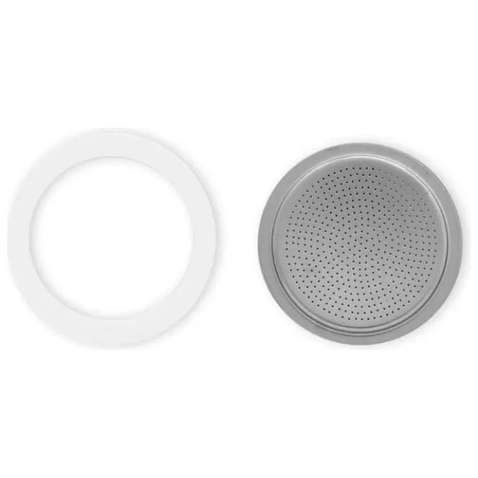 GUARNIZIONE + FILTRO CAFFETTIERA ACCIAIO INOX TZ 1-2 BIALETTI