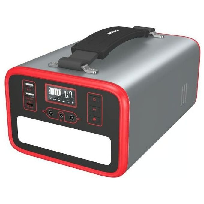 Energizer S9145863 Power Station Portatile PPS320W1 307.2 Wh Batteria LiFePO4 300 W USB-C PD 60 W 2 Uscite DC 12 V Luce LED 6 W colore Nero