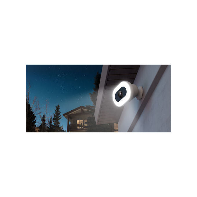 Imou IPC-F88FIP-V2 Knight Telecamera IP Wi-Fi 4K 8MP Rilevamento AI IP66 Sirena 110dB Visione Notturna colore Bianco