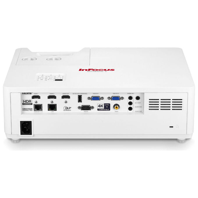 InFocus IN1069SL IN1069SL Videoproiettore 7000 ANSI lumen DLP WUXGA 1920x1200 Compatibilita' 3D Laser 30000 h RS-232 HDMI 2.0 USB Tipo A 30 dB colore Bianco