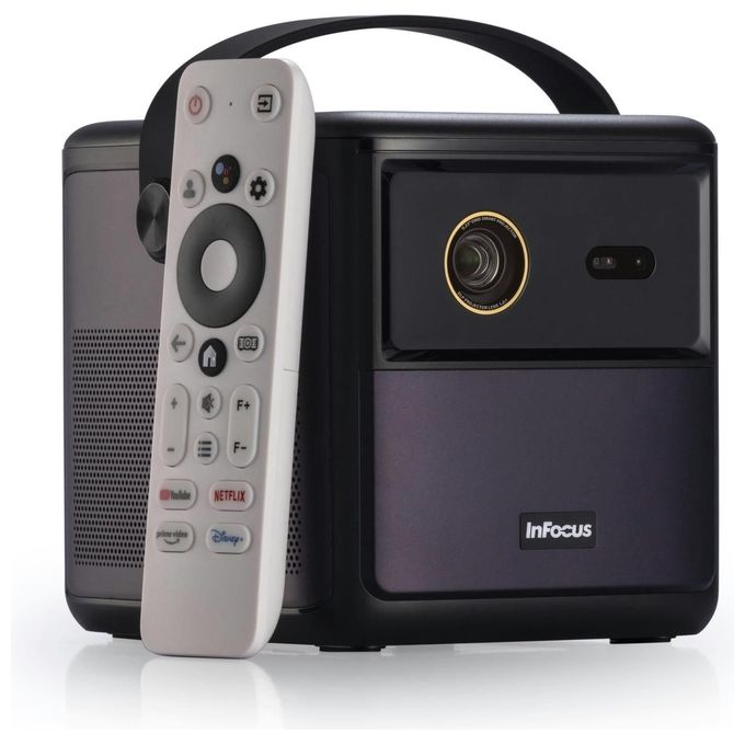 InFocus IN3008SL Crusader Challenger Proiettore LED 1920x1080 350 Lumen 16:9 Wi-Fi Bluetooth 3D compatibile colore Viola