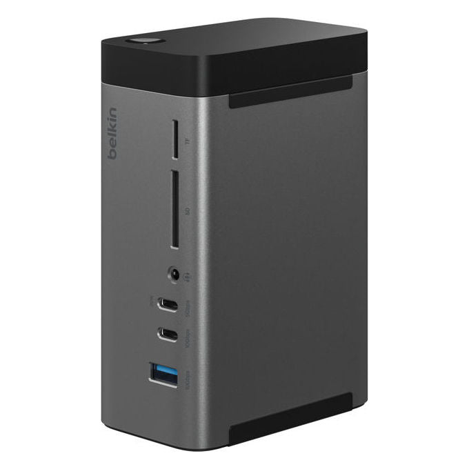 Belkin INC020KQSGY Connect Docking Station USB Tipo-C 11 Porte 10000 Mbit-s 8K HDMI 3 Display Supportati colore Grigio
