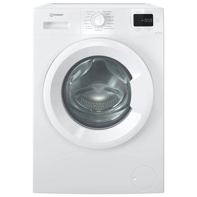 Indesit IM760MYTIMEIT MY TIME Lavatrice Frontale 7 Kg 1000 rpm Classe A 15 Programmi 72 dB (85x60x50 cm) colore Bianco
