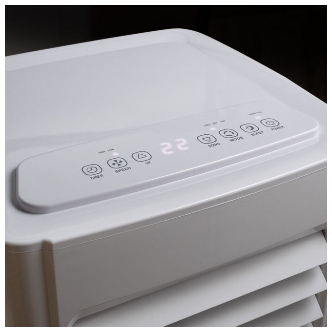 Innoliving INN-520NEW Condizionatore portatile 7000 BTU per ambienti fino a 30 m² Classe A Raffreddamento Ventilazione Deumidificazione colore Bianco
