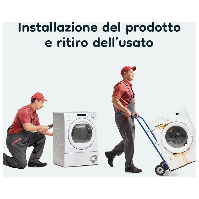 Haier HD110-A2959E-IT I-Pro Serie 5 Asciugatrice Pompa di Calore 11 Kg Classe E Wi-Fi I-Refresh Hygienic (85x60x63 cm) colore Bianco