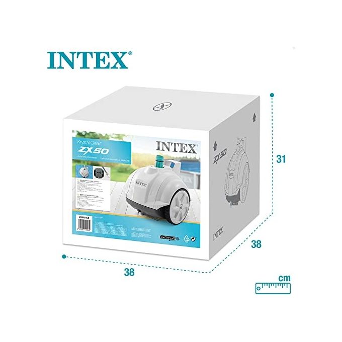 Intex 28007 Pulitore Piscina per Pompe da 3400 a 5600 L per H 28007Ex Single Krystal Clear ZX50