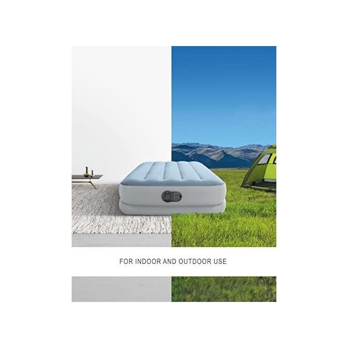Intex Materasso Dura-Beam Mid-Rise Comfort Singolo  99x191x36 Cm Autogonfiante USB
