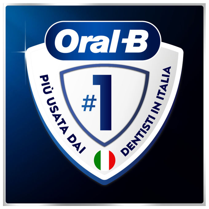 Oral-B IOM6D.3BCE6.B FBNLSENOR BK-PK Box PTHBR iO6 Spazzolino elettrico Rotante-oscillante 5 modalita' Timer 2 minuti e 30 secondi Display interattivo Bluetooth colore Nero-Rosa