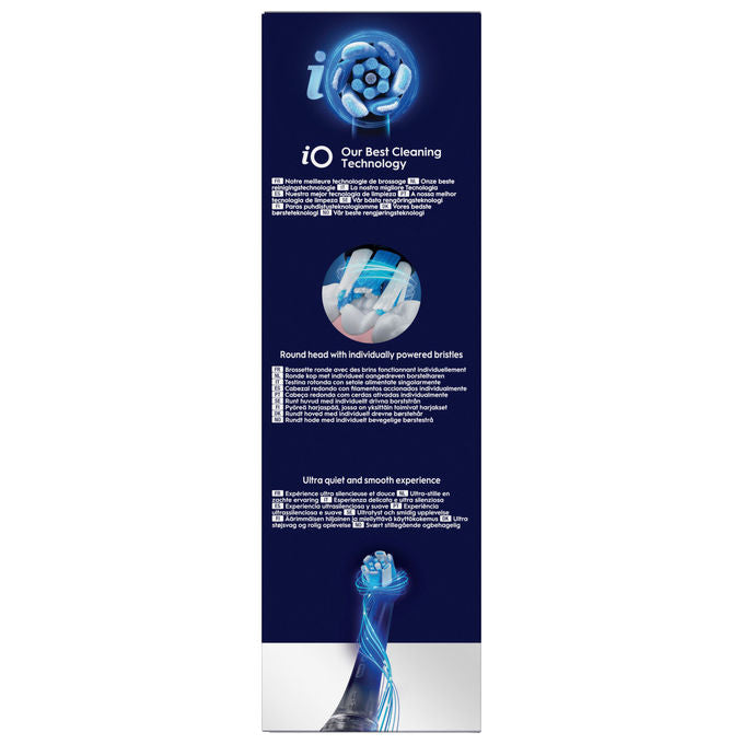 Oral-B IOM6D.3BCE6.B FBNLSENOR BK-PK Box PTHBR iO6 Spazzolino elettrico Rotante-oscillante 5 modalita' Timer 2 minuti e 30 secondi Display interattivo Bluetooth colore Nero-Rosa