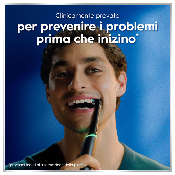 Oral-B IOM6D.3BCE6.B FBNLSENOR BK-PK Box PTHBR iO6 Spazzolino elettrico Rotante-oscillante 5 modalita' Timer 2 minuti e 30 secondi Display interattivo Bluetooth colore Nero-Rosa