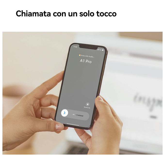 Imou, Telecamera Wi-Fi A1 Pro, 3MP 2K, Pan-Tilt, Rilevamento Persone e Suoni