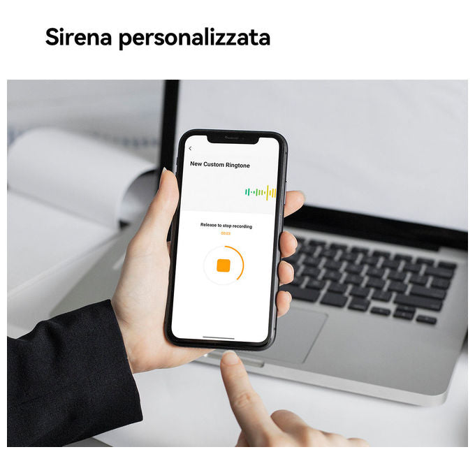 Imou, Telecamera Wi-Fi A1 Pro, 3MP 2K, Pan-Tilt, Rilevamento Persone e Suoni
