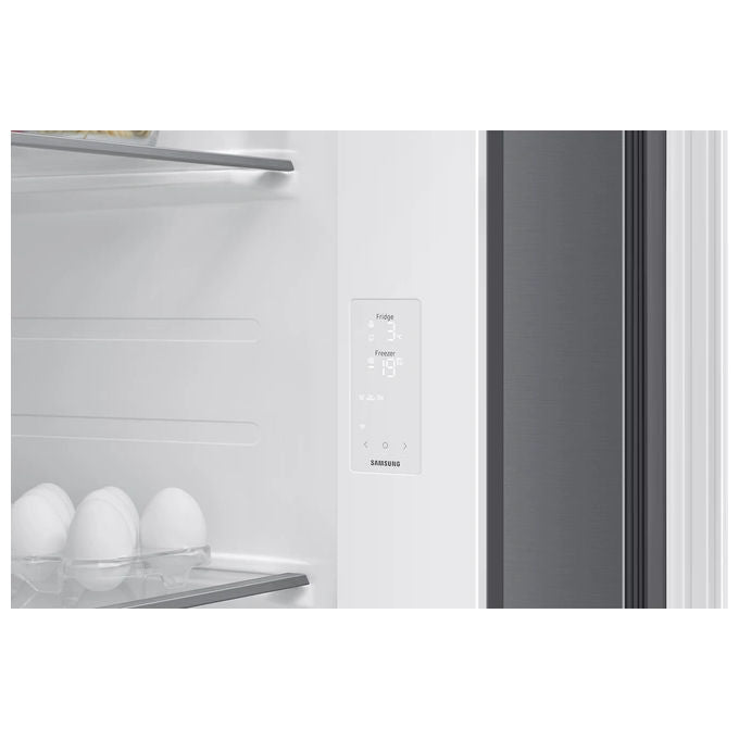 Samsung RS70F64KDT Frigorifero Side by Side 640 L 178 cm Classe D 36 dB Total No Frost Wi-Fi Dispenser Acqua e Ghiaccio (178x91.2x72.6 cm) colore Acciaio Inox