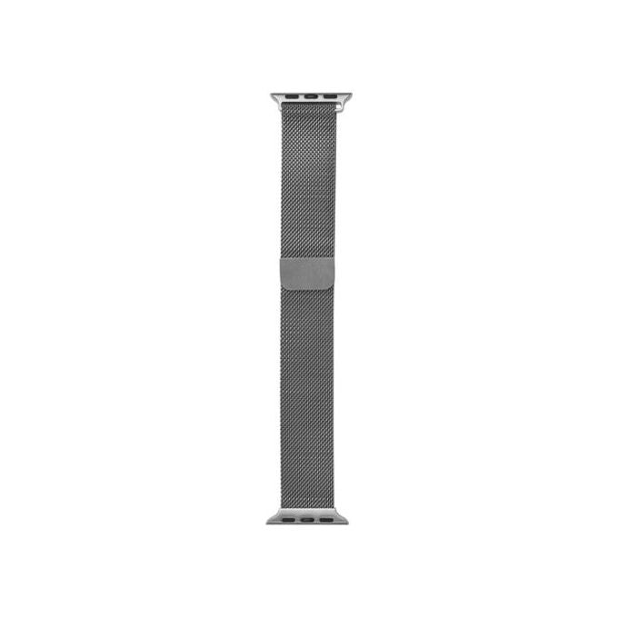TUNIT TTAWMIS01 Cinturino in Maglia Milanese per Apple Watch 38mm 40mm 41mm colore Argento