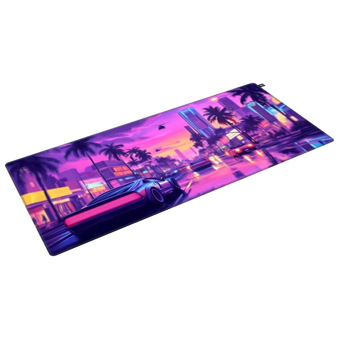 CHERRY XTRFY JA-G0569 GP5 SERIES CLOTH GAMING MOUSEPADS Tappetino per mouse da gioco Tessuto Gomma Anti-scivolo Bordi cuciti Lavabile 920 x 400 x 3 mm colore Multicolore