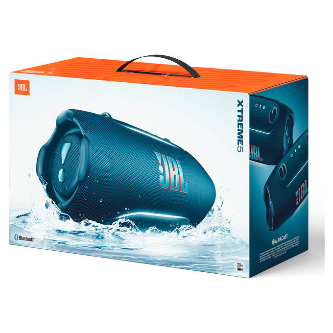 JBL JBLXTREME5BLU Xtreme 5 Altoparlante Bluetooth portatile 130W IP68 autonomia 28h Powerbank integrato colore Blu