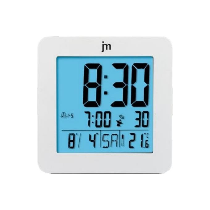 Lowell JD-9035B Sveglia Digitale Radiocontrollata Calendario Giorno Mese Anno Rilevazione Temperatura Interna colore Assortiti