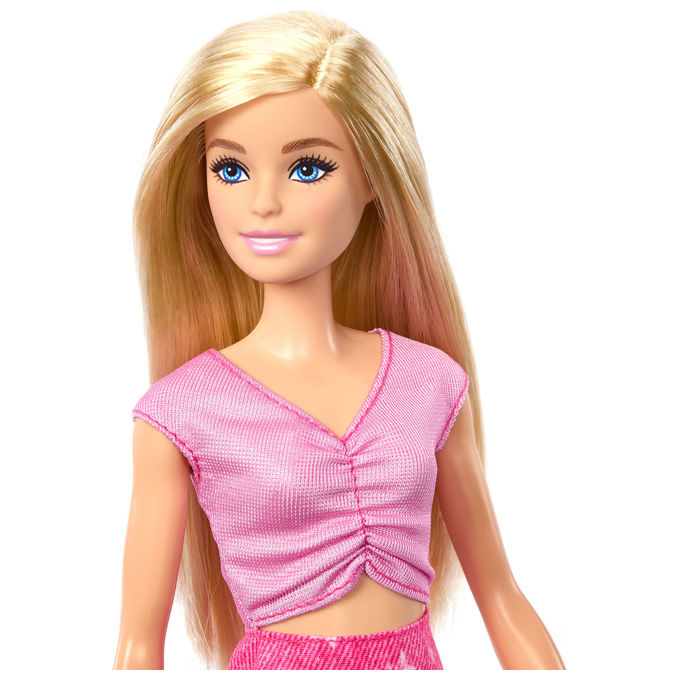 Barbie JMJ47 Bambola alla moda con accessori da viaggio e tablet inclusi colore Multicolore