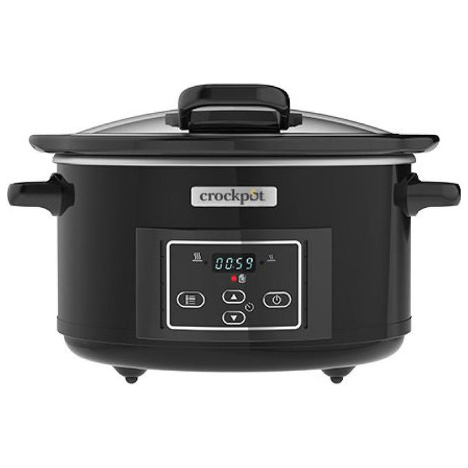 Crock-Pot JP0009 Lift and Serve Slowcooker 4,7 Litri Potenza 230W con coperchio a cerniera colore Nero
