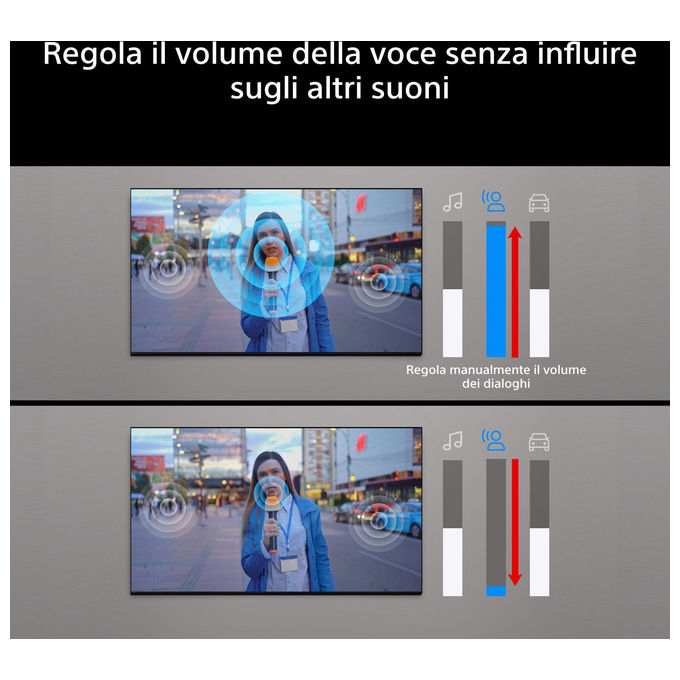 Sony K-65XR75M2 BRAVIA 7 II Smart TV 65'' True RGB LED 4K UHD 120Hz Dolby Vision Google TV colore Nero