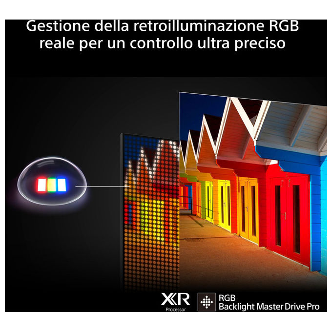Sony K-65XR75M2 BRAVIA 7 II Smart TV 65'' True RGB LED 4K UHD 120Hz Dolby Vision Google TV colore Nero