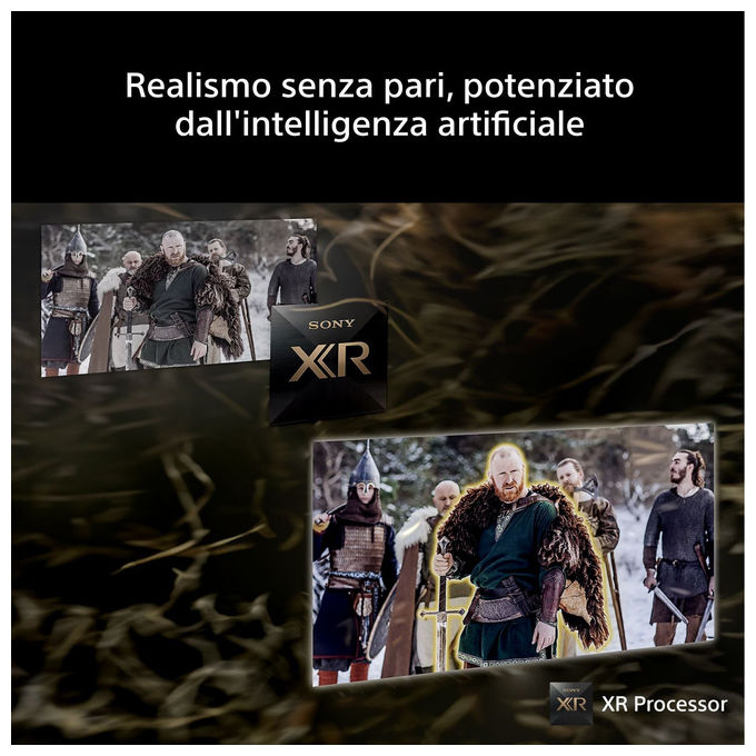 Sony K-65XR75M2 BRAVIA 7 II Smart TV 65'' True RGB LED 4K UHD 120Hz Dolby Vision Google TV colore Nero